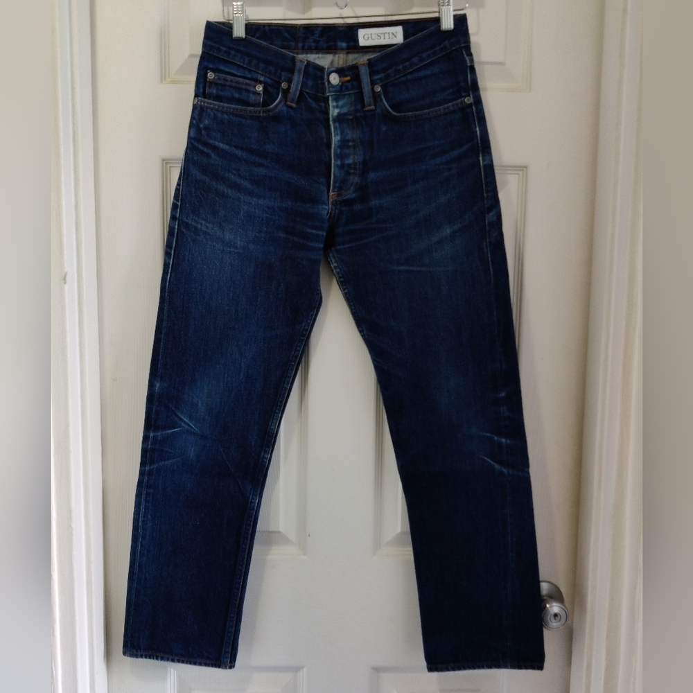 Gustin Men's Size 30 Selvedge Slim Straight Leg Jeans